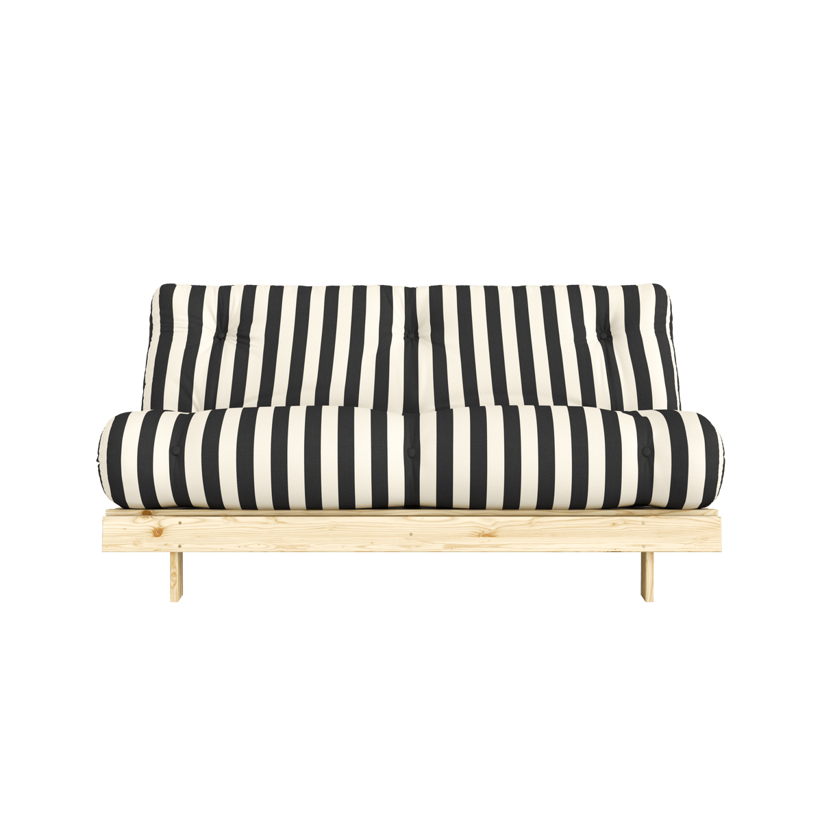 ROOTS RAW 160 X 200 W. ROOTS MATTRESS BLACK-WHITE