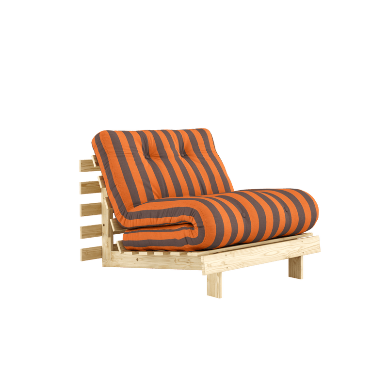 ROOTS RAW 90 X 200 W. ROOTS MATTRESS ORANGE-BROWN