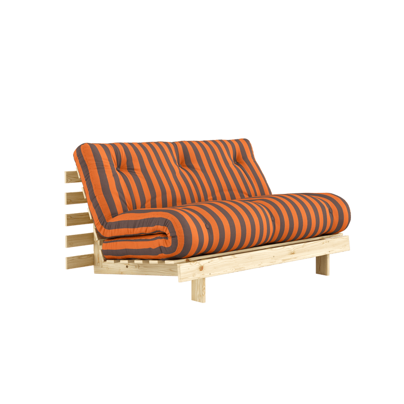 ROOTS RAW 140 X 200 W. ROOTS MATTRESS ORANGE-BROWN