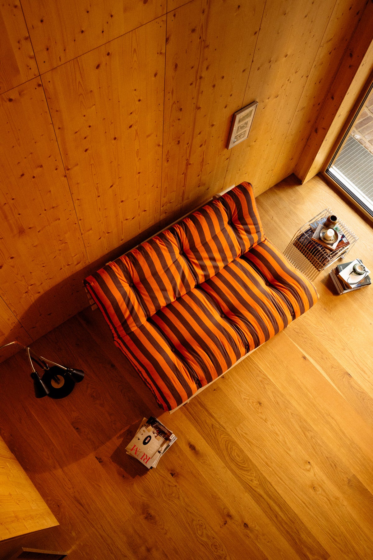 ROOTS RAW 160 X 200 W. ROOTS MATTRESS ORANGE-BROWN