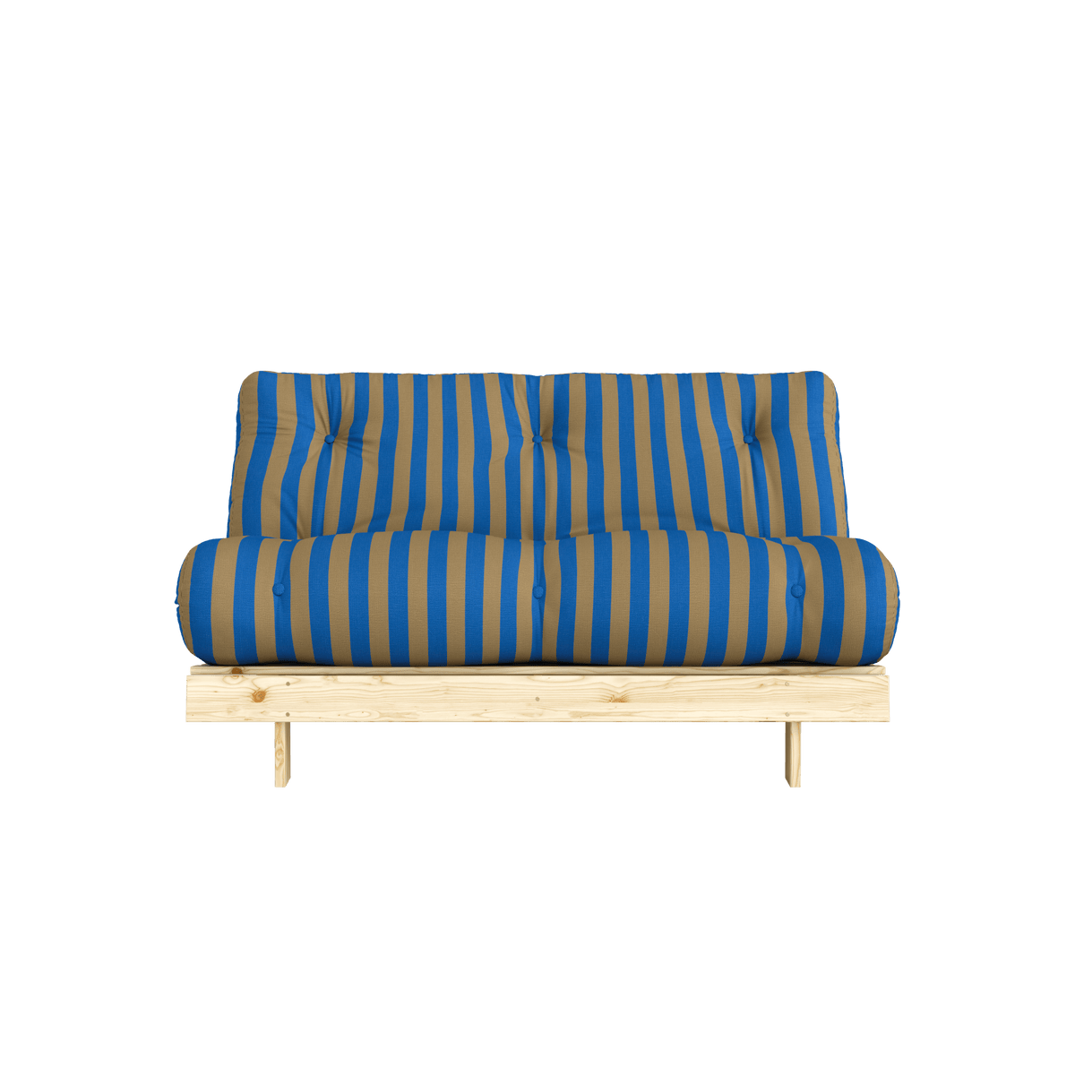 ROOTS RAW 140 X 200 W. ROOTS MATTRESS BROWN-BLUE