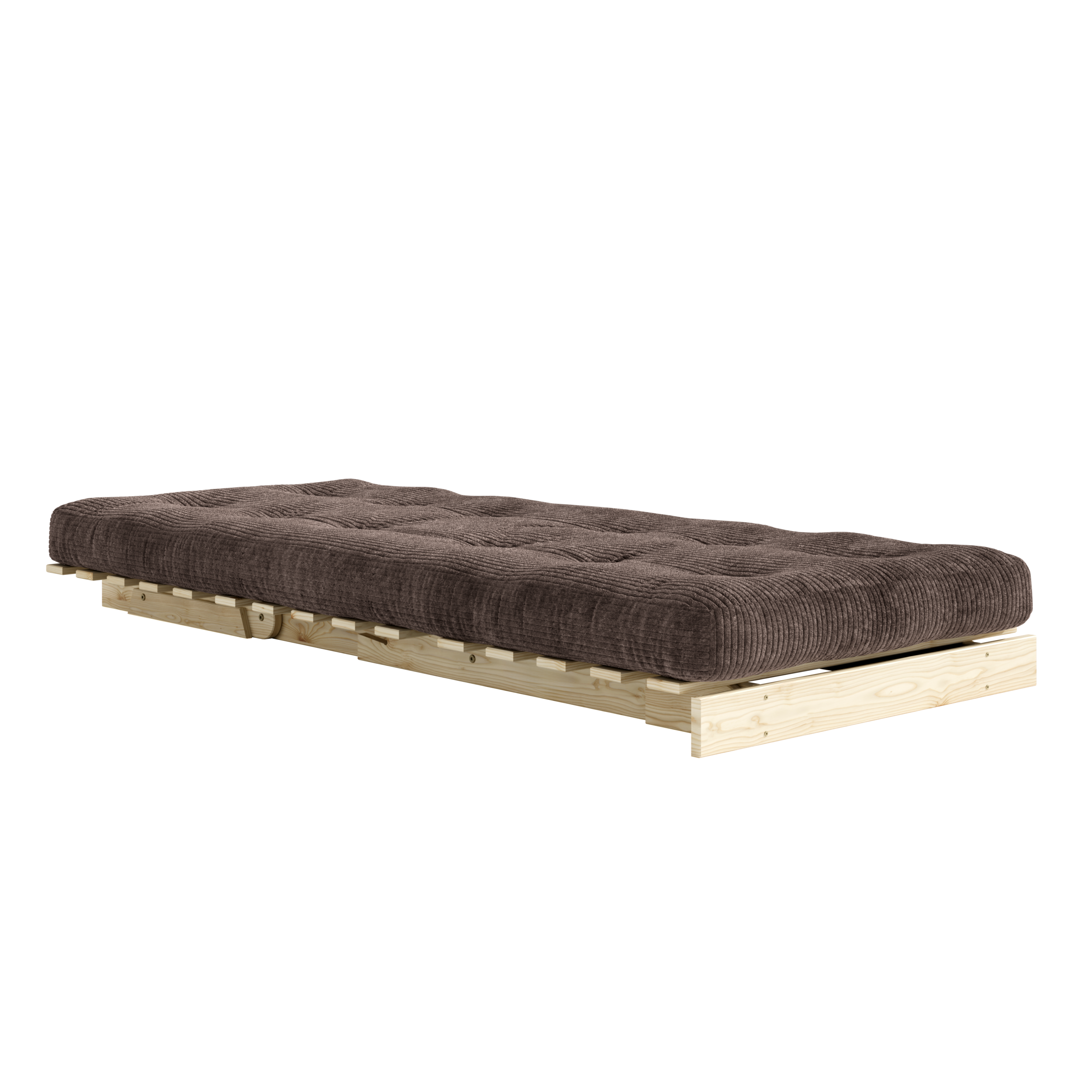 ROOTS RAW 90 X 200 W. ROOTS MATTRESS DARK COCOA