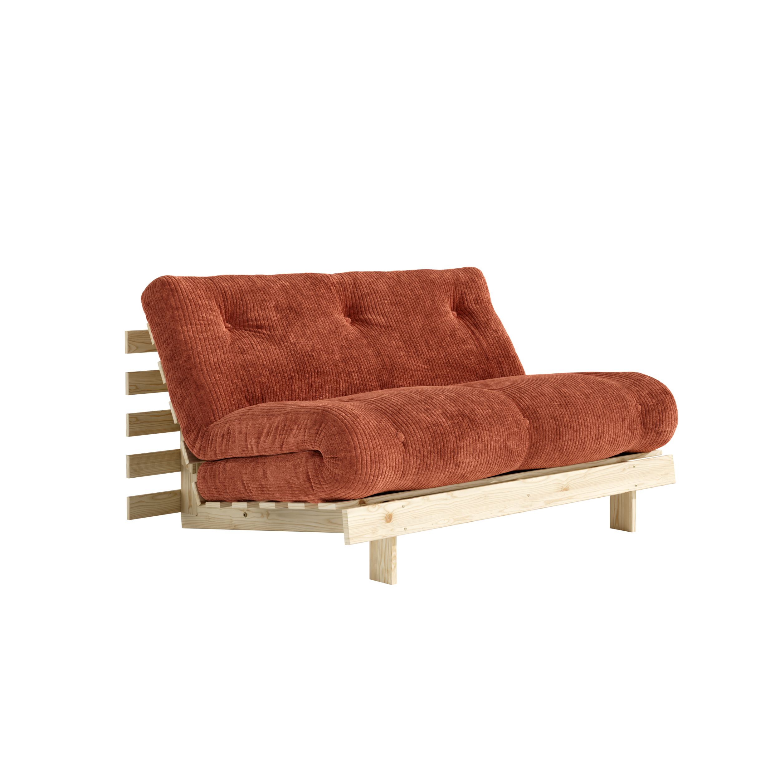 ROOTS RAW 140 X 200 W. ROOTS MATTRESS RETRO ORANGE