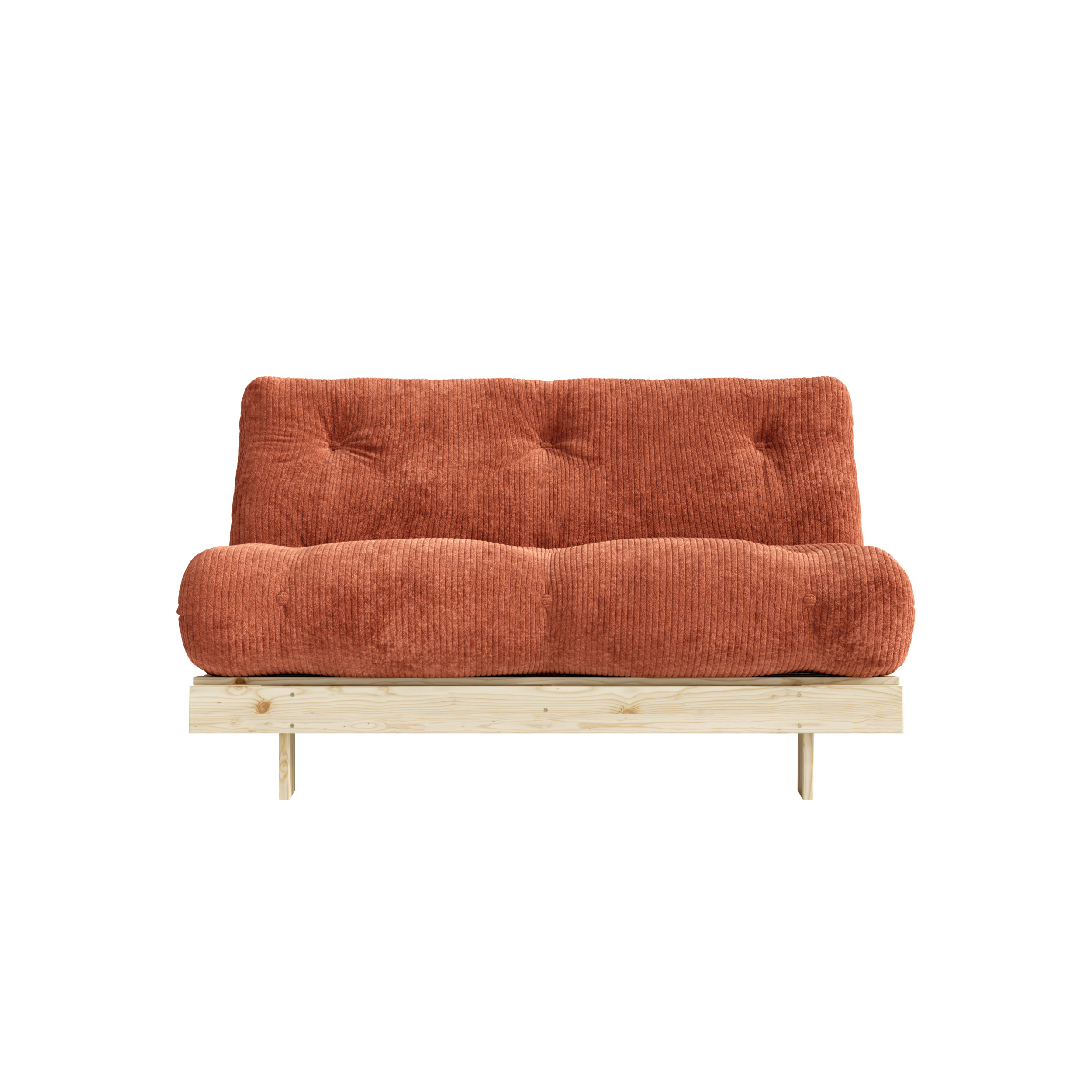 ROOTS RAW 140 X 200 W. ROOTS MATTRESS RETRO ORANGE