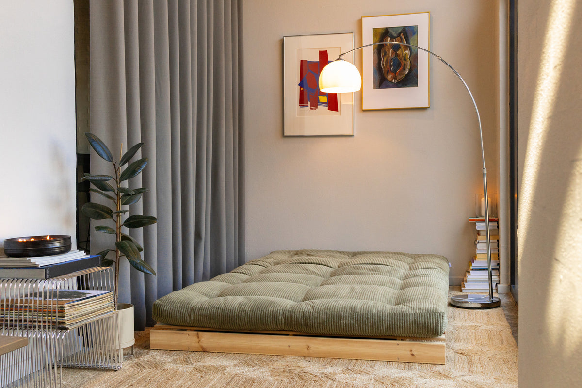 ROOTS RAW 140 X 200 W. ROOTS MATTRESS RETRO ORANGE