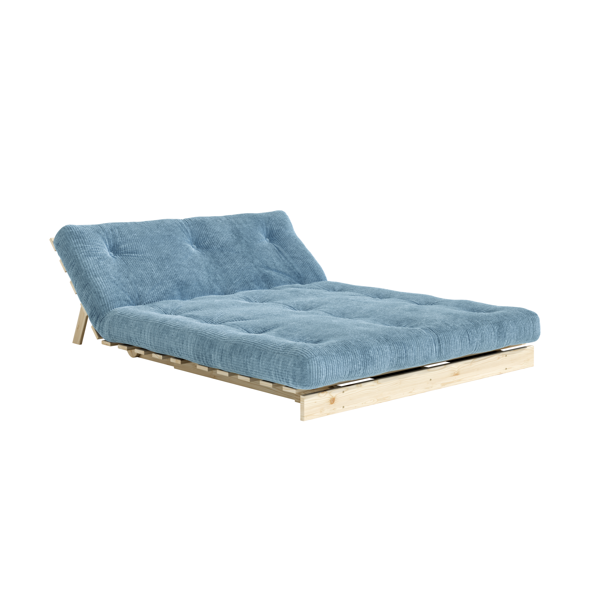 ROOTS RAW 140 X 200 W. ROOTS MATTRESS HAZY BLUE