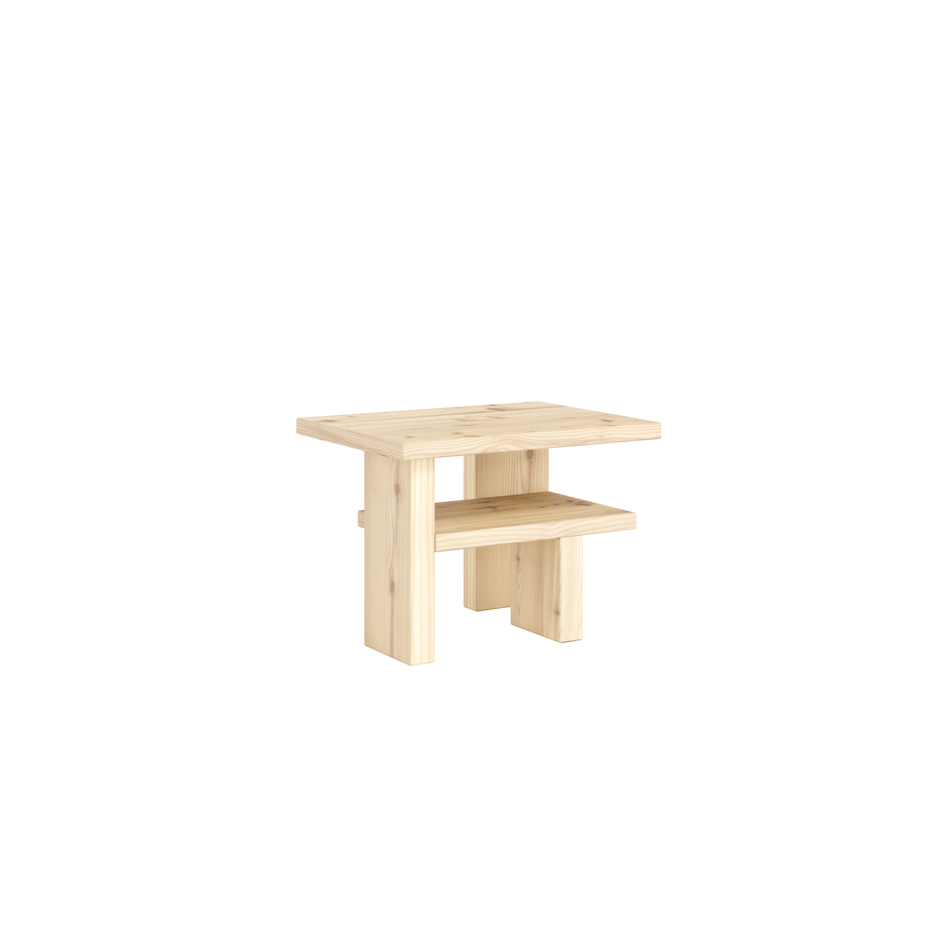 TABLE D'APPOINT JAPONAIS BRUT