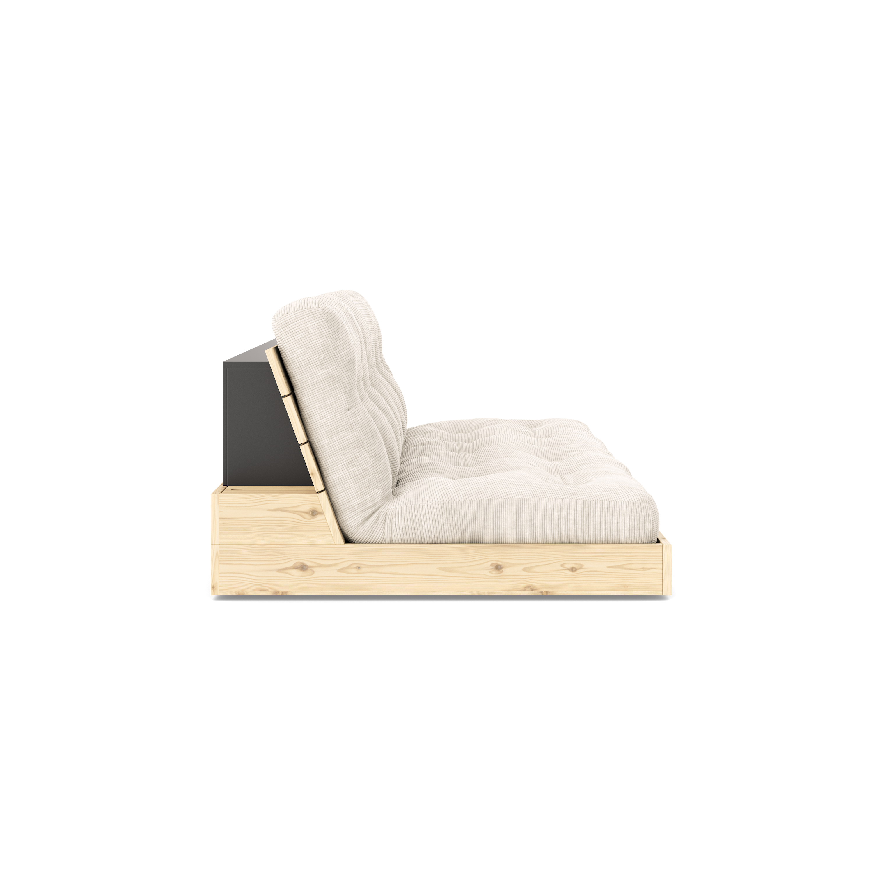 BASE CLAIRE VERNISSEÉ AVEC 5 COUCHES, MAT MIXTE, IVOIRE