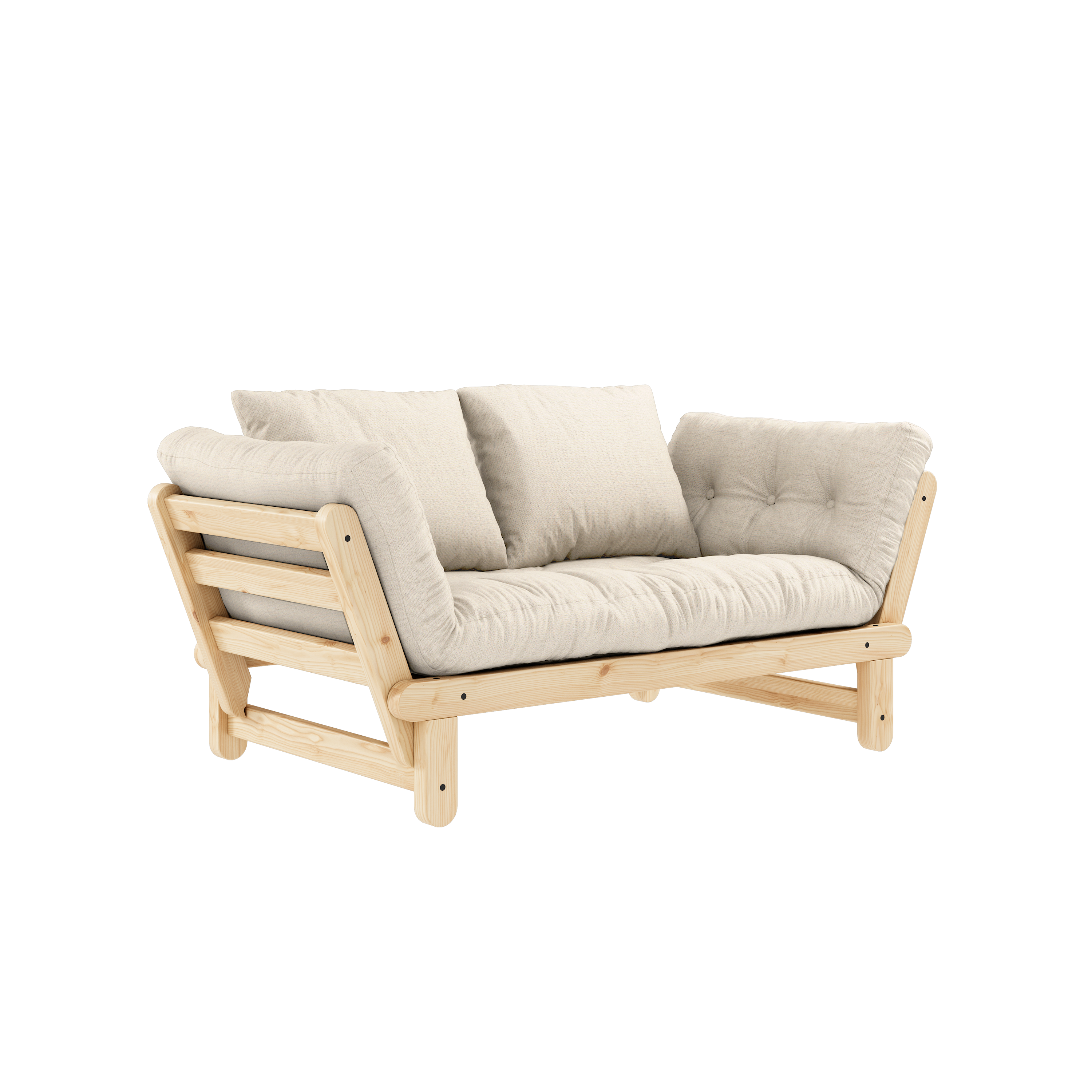 BEAT CLEAR LACQUERED W. BEAT MATTRESS SET LINEN