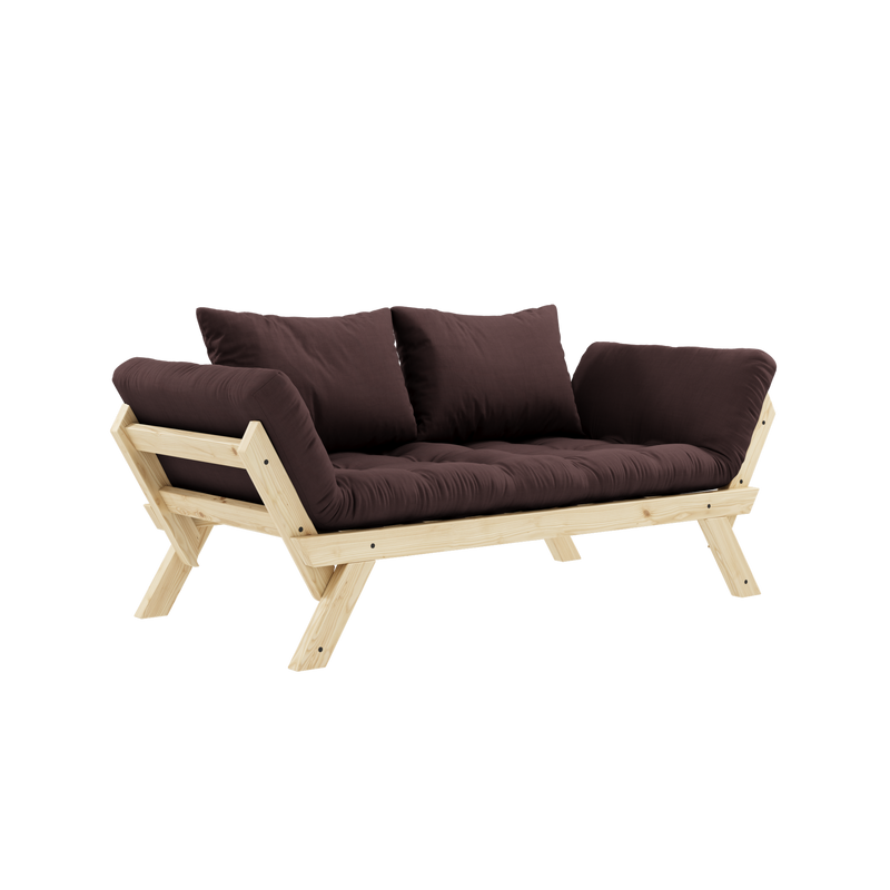 BEBOP CLEAR LAQUÉ AVEC MATELAS MÉLANGE 4 COUCHES MAT BRUN