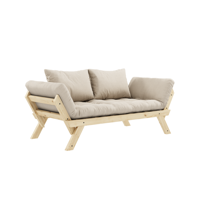 BEBOP CLEAR LAQUERED W. MATELAS MIXTE 4 COUCHES MAT BEIGE