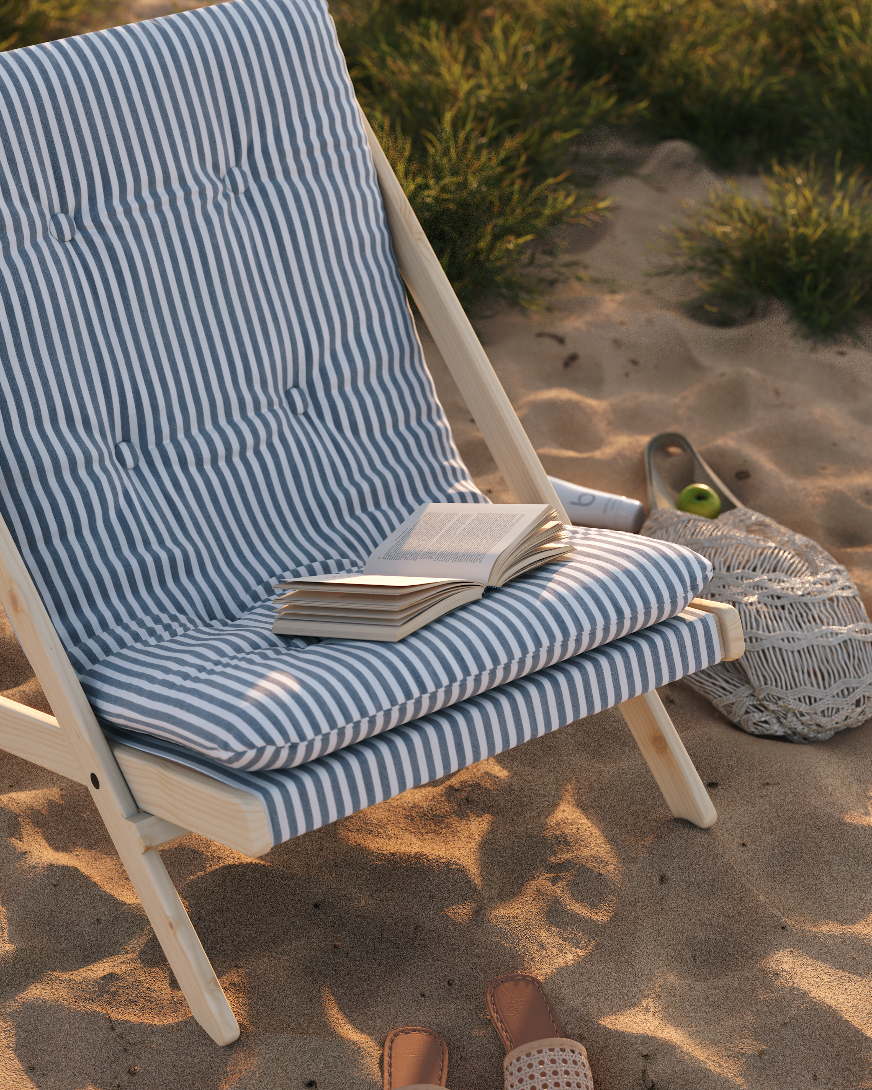 BOOGIE NOIR VERNIS HÊTRE AVEC MATELAS BOOGIE MAT NATUREL