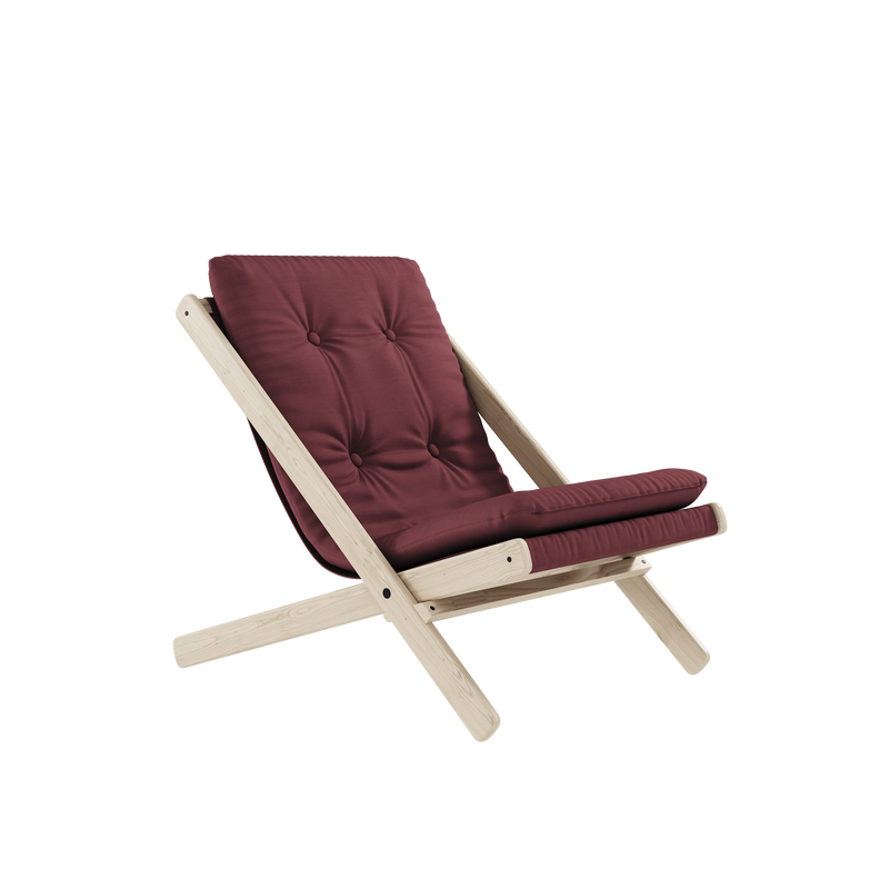 BOOGIE RAW HÊTRE AVEC MATELAS BOOGIE BORDEAUX