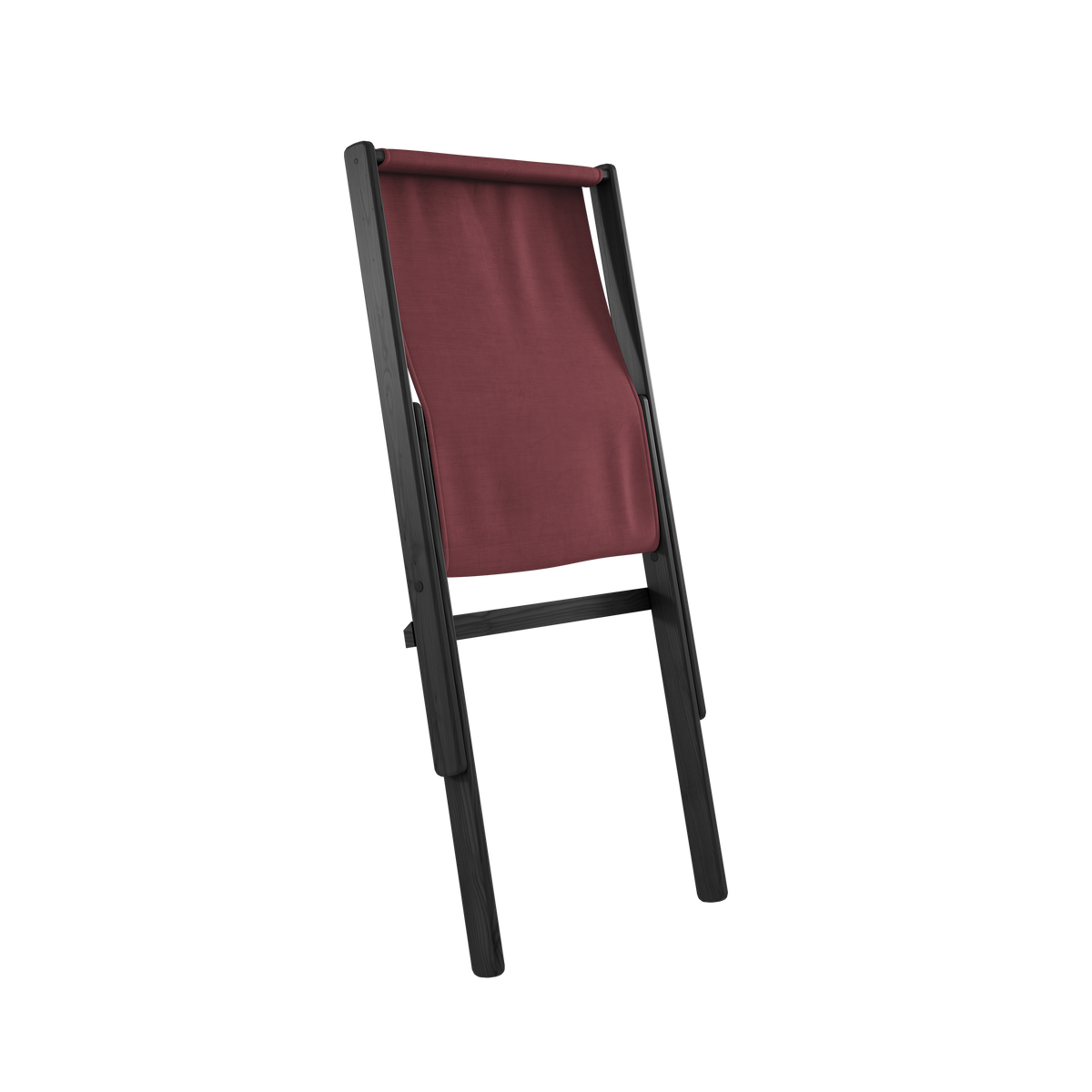 BOOGIE NOIR VERNIS HÊTRE AVEC MATELAS BOOGIE BORDEAUX