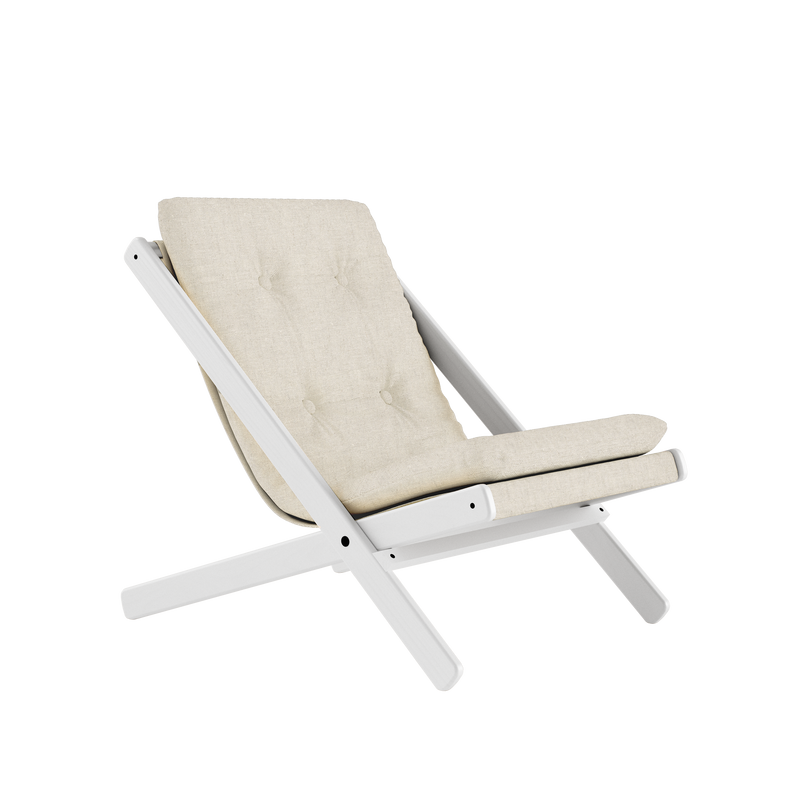 BOOGIE WHITE LACQUERED BEECH W. BOOGIE MATTRESS LINEN