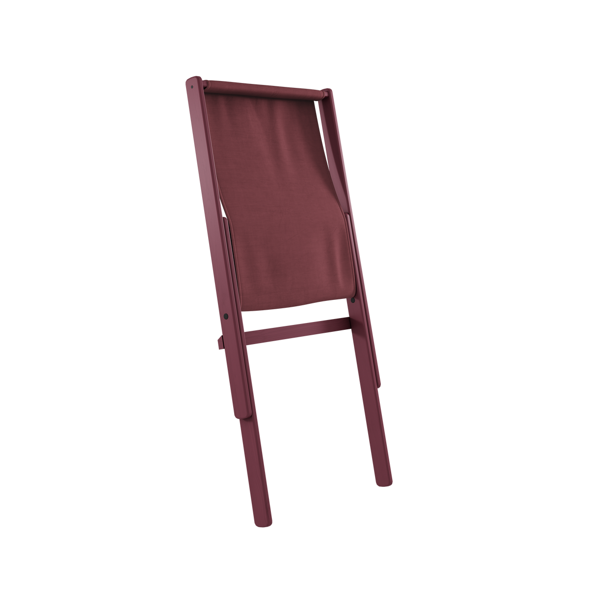 BOOGIE SIESTA ROUGE HÊTRE LAQUÉ AVEC MATELAS BOOGIE BORDEAUX