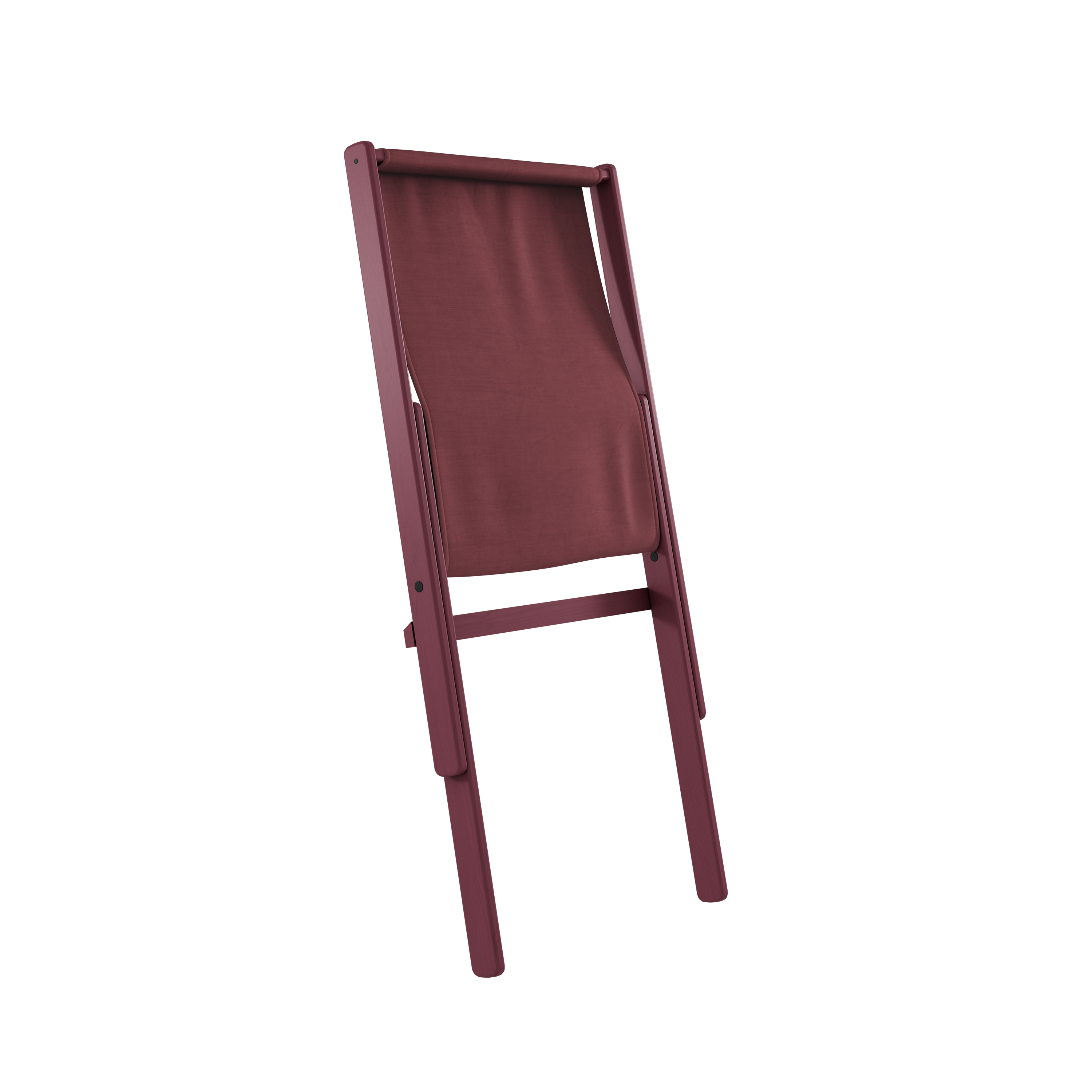 BOOGIE SIESTA ROUGE HÊTRE LAQUÉ AVEC MATELAS BOOGIE BORDEAUX