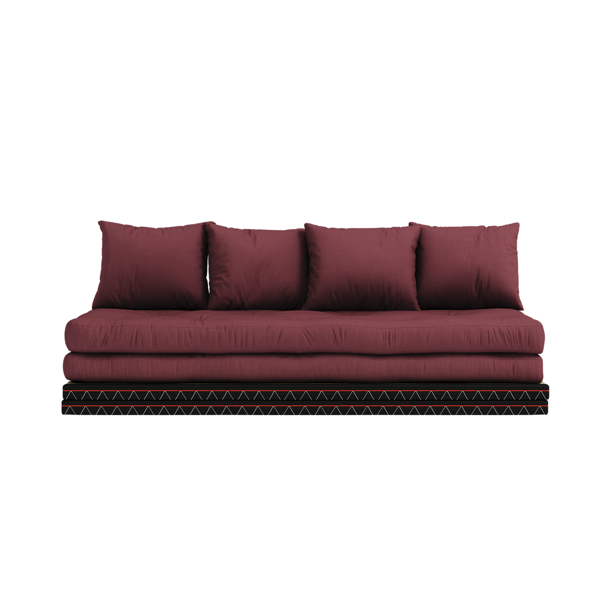 CHICO BORDEAUX W. 2 TATAMI 80 X 200 W. 2 CHICO MATTRESS SET BORDEAUX
