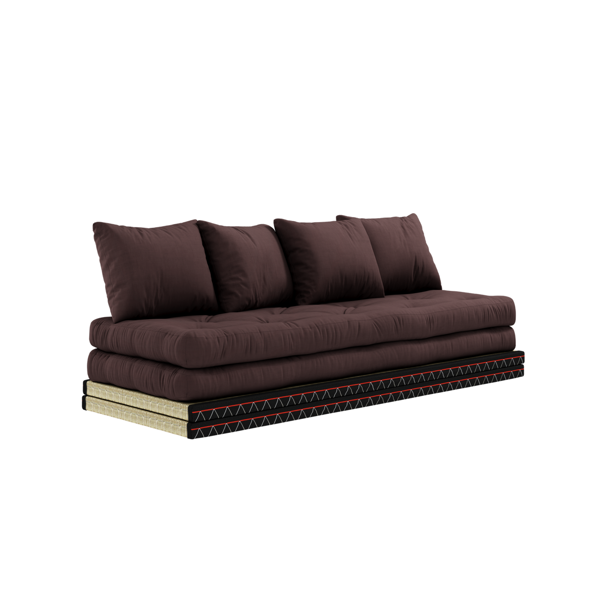 CHICO BROWN W. 2 TATAMI 80 X 200 W. 2 CHICO MATTRESS SET BROWN