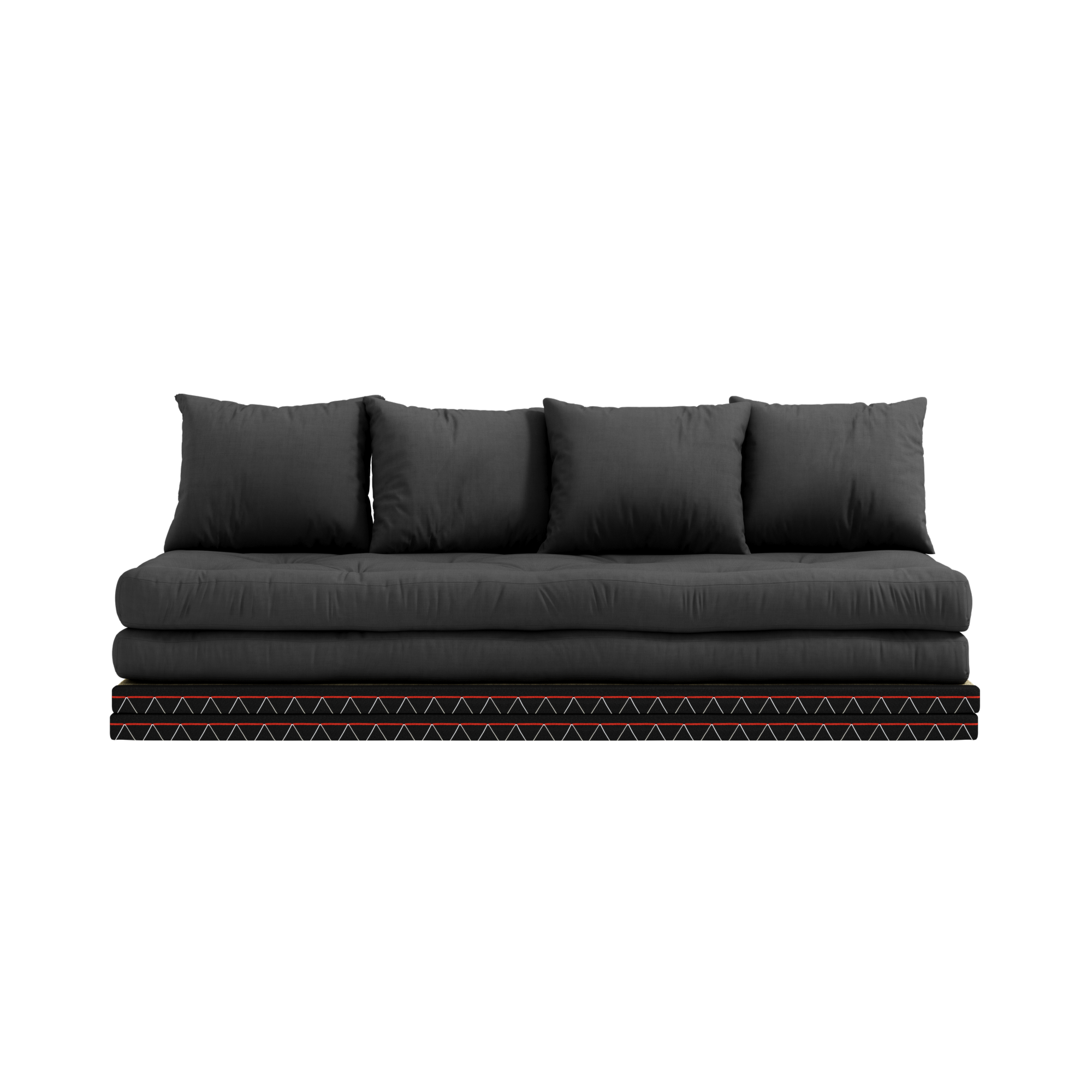 CHICO DARK GREY W. 2 TATAMI 80 X 200 W. 2 CHICO MATTRESS SET DARK GREY
