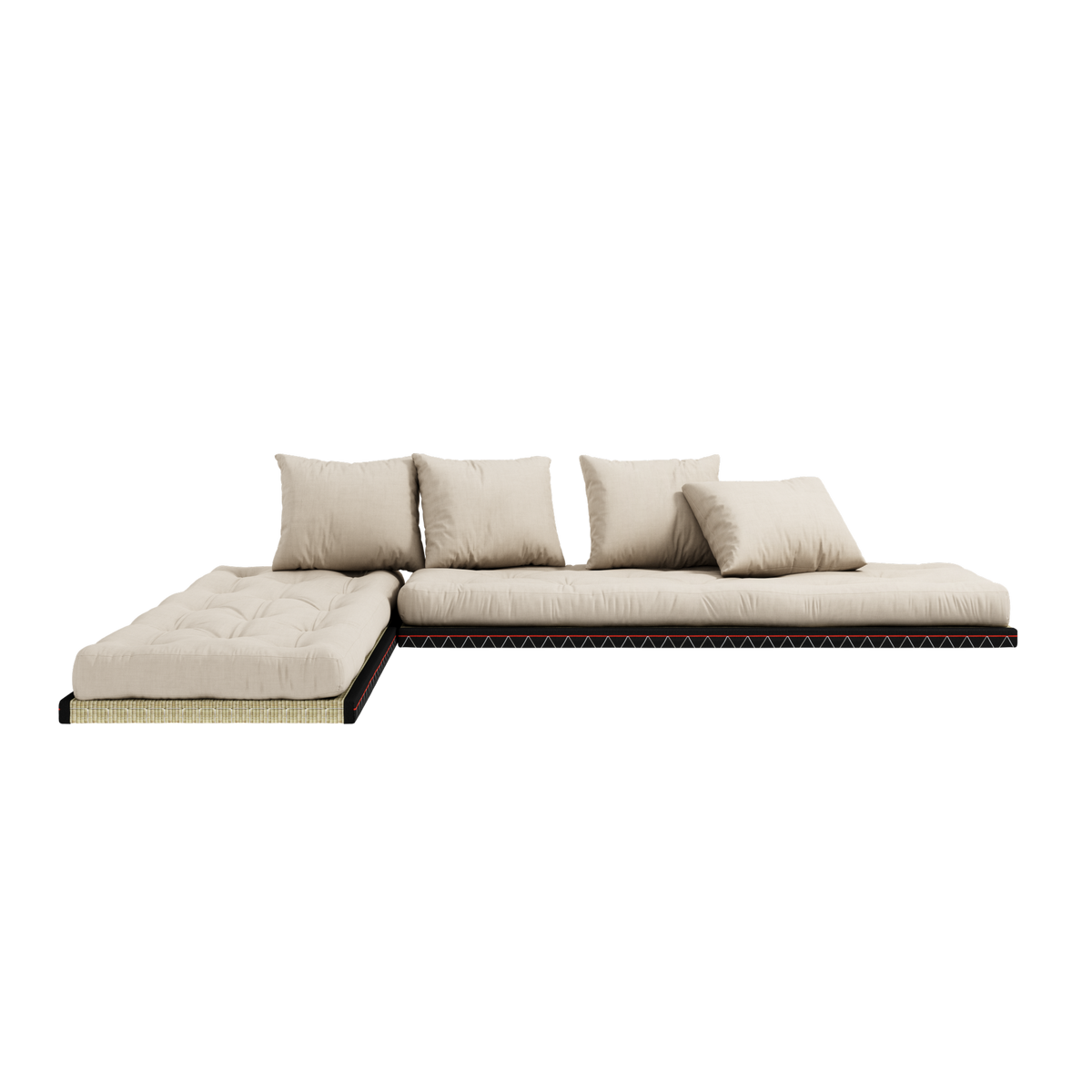CHICO BEIGE W. 2 TATAMI 80 X 200 W. 2 CHICO MATTRESS SET BEIGE
