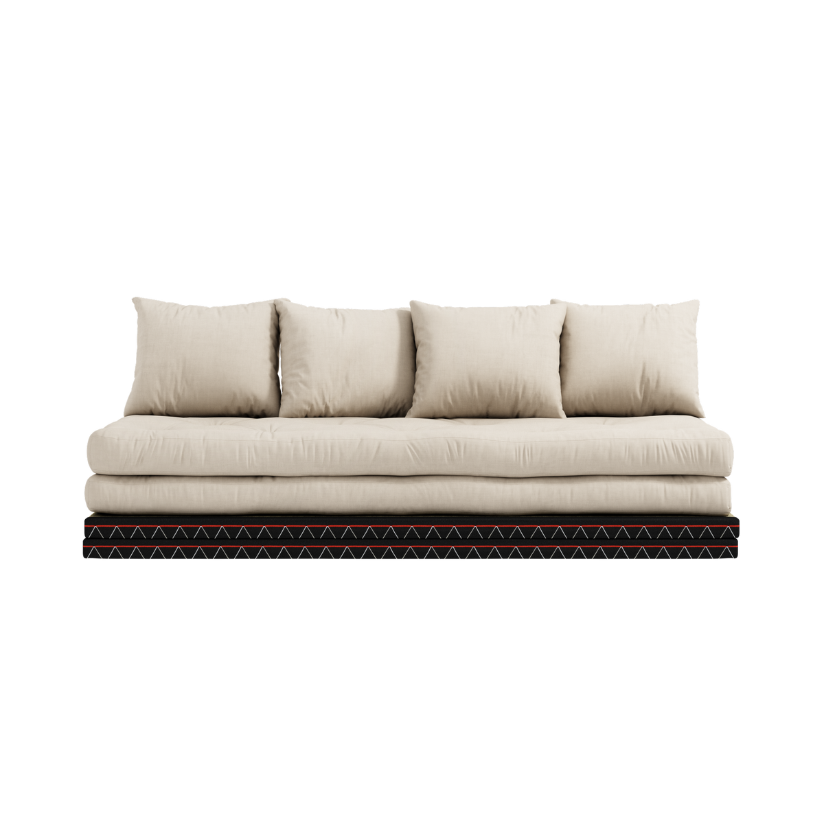 CHICO BEIGE W. 2 TATAMI 80 X 200 W. 2 CHICO MATTRESS SET BEIGE