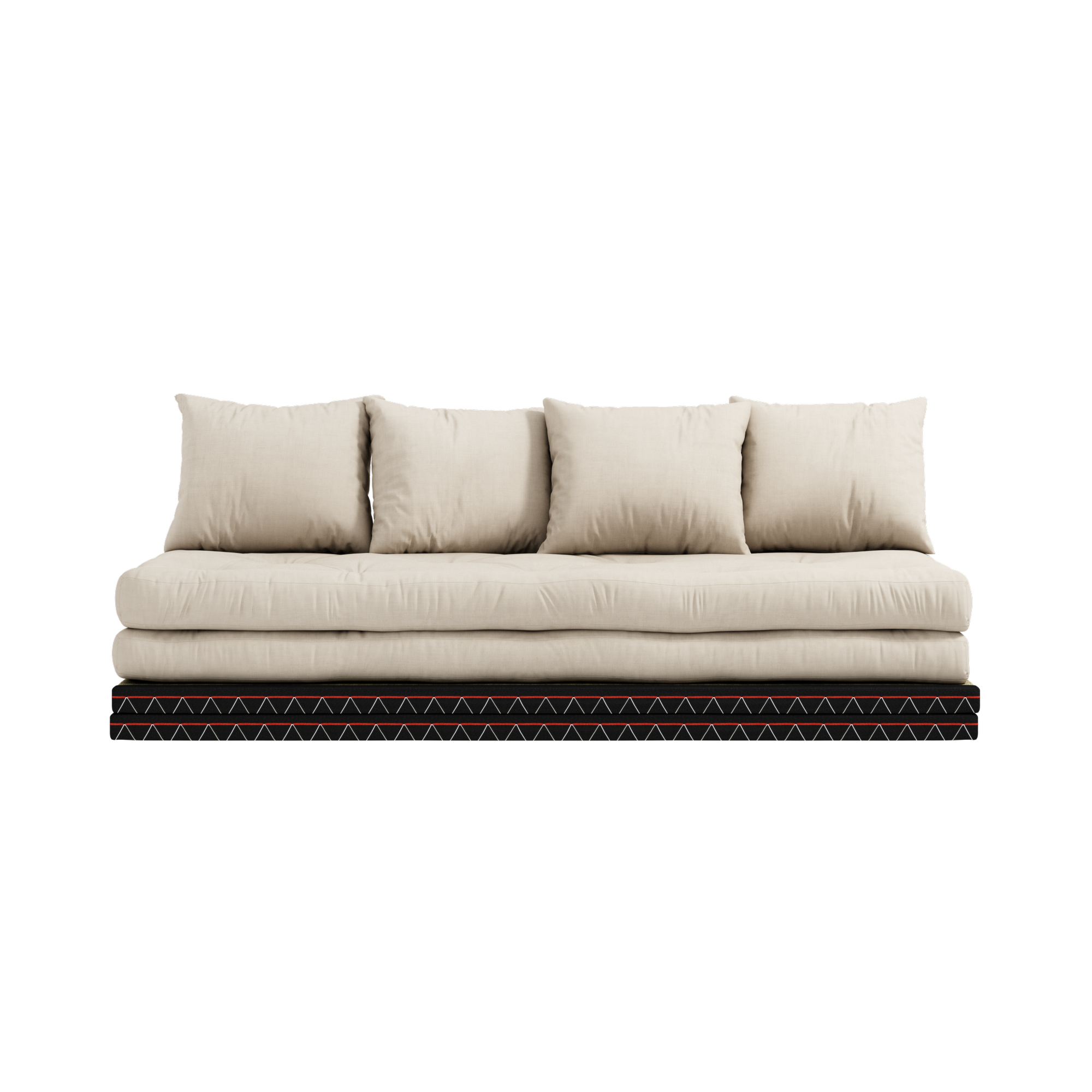 CHICO BEIGE W. 2 TATAMI 80 X 200 W. 2 CHICO MATTRESS SET BEIGE