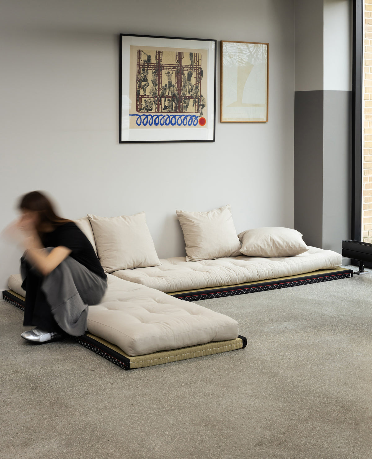 CHICO WHEAT BEIGE W. 2 TATAMI 80 X 200 W. 2 CHICO MATTRESS SET WHEAT BEIGE