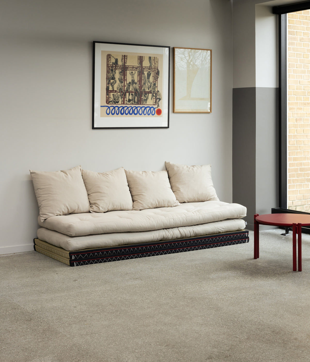 CHICO BEIGE W. 2 TATAMI 80 X 200 W. 2 CHICO MATTRESS SET BEIGE