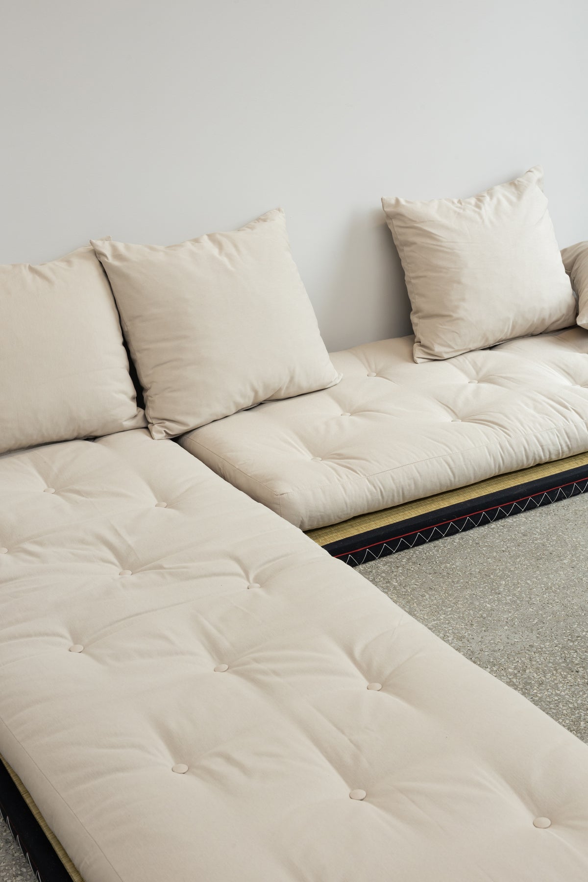CHICO WHEAT BEIGE W. 2 TATAMI 80 X 200 W. 2 CHICO MATTRESS SET WHEAT BEIGE