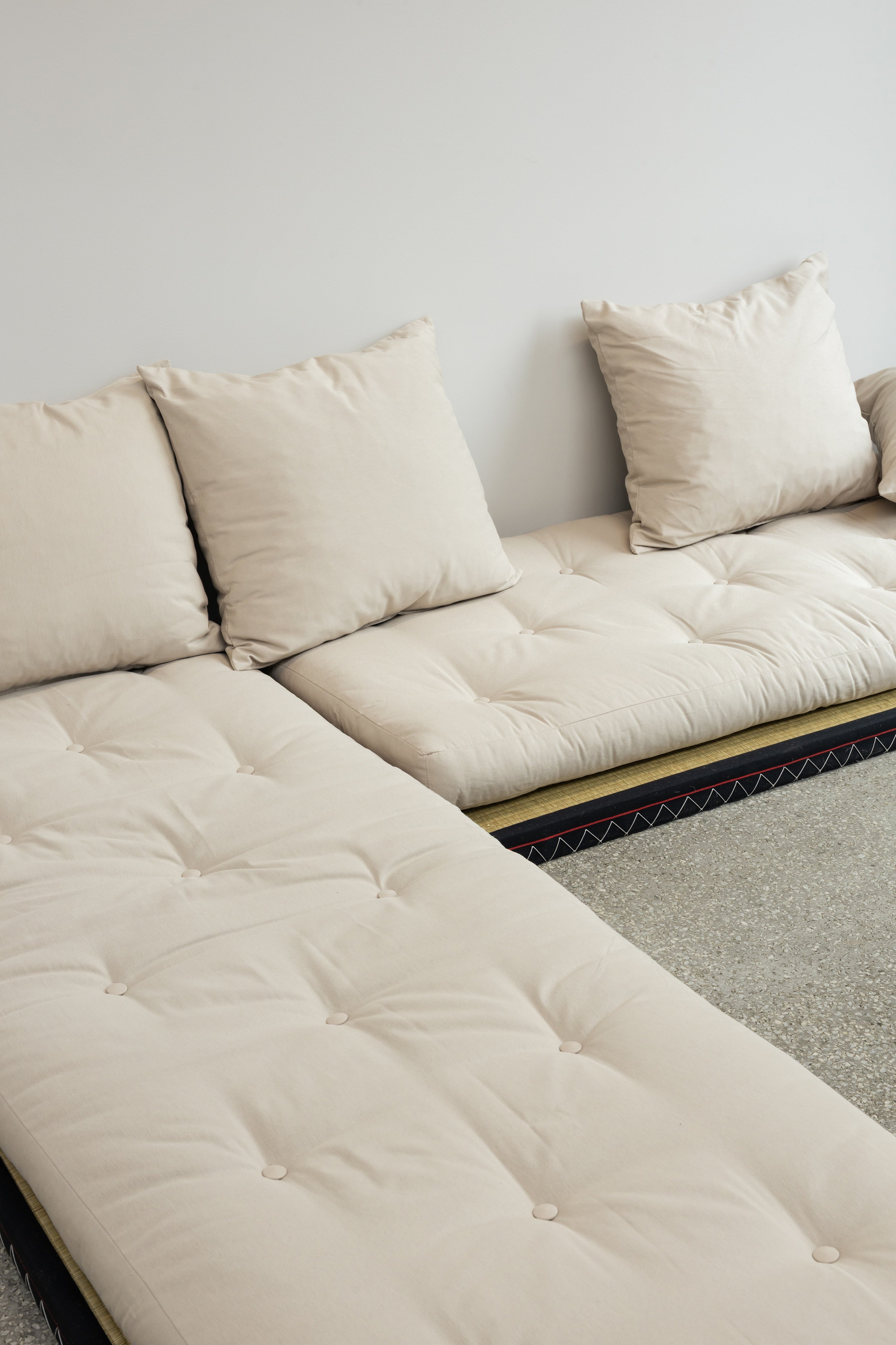 CHICO BEIGE W. 2 TATAMI 80 X 200 W. 2 CHICO MATTRESS SET BEIGE