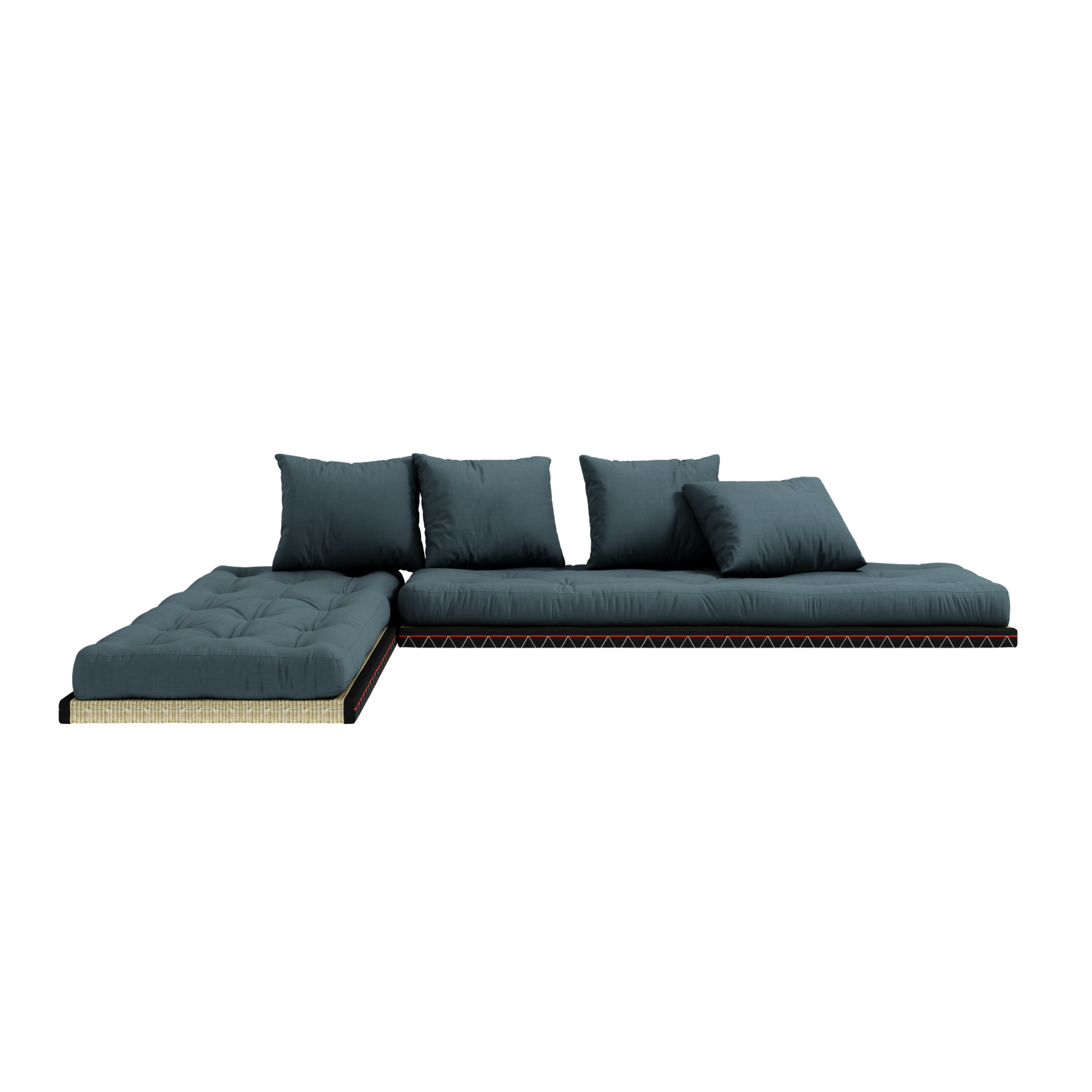 CHICO PETROL BLUE W. 2 TATAMI 80 X 200 W. 2 CHICO MATTRESS SET PETROL BLUE