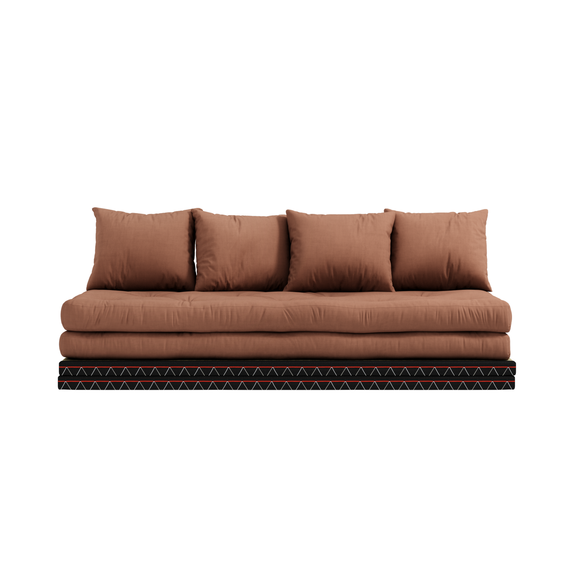 CHICO CLAY BROWN W. 2 TATAMI 80 X 200 W. 2 CHICO MATTRESS SET CLAY BROWN