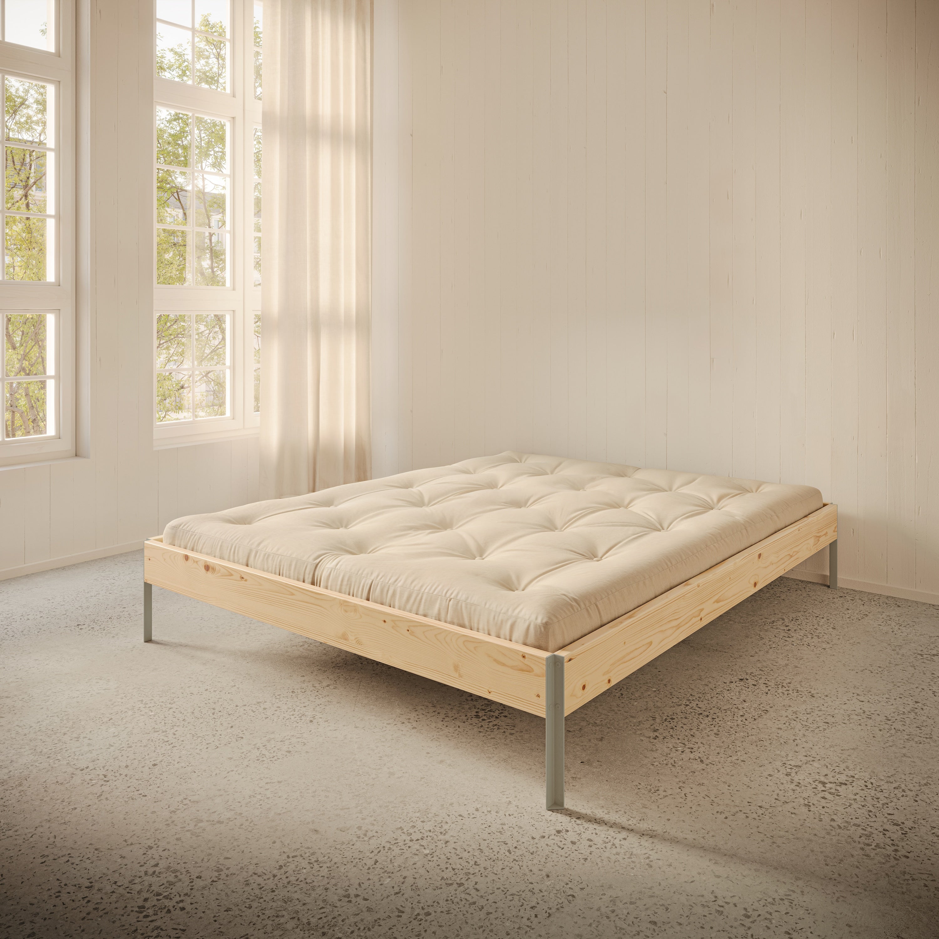 CORE BED RAW SAGE GREEN 160X200