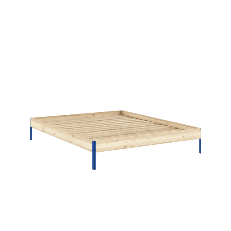 CORE BED RAW VIVID BLUE 160X200