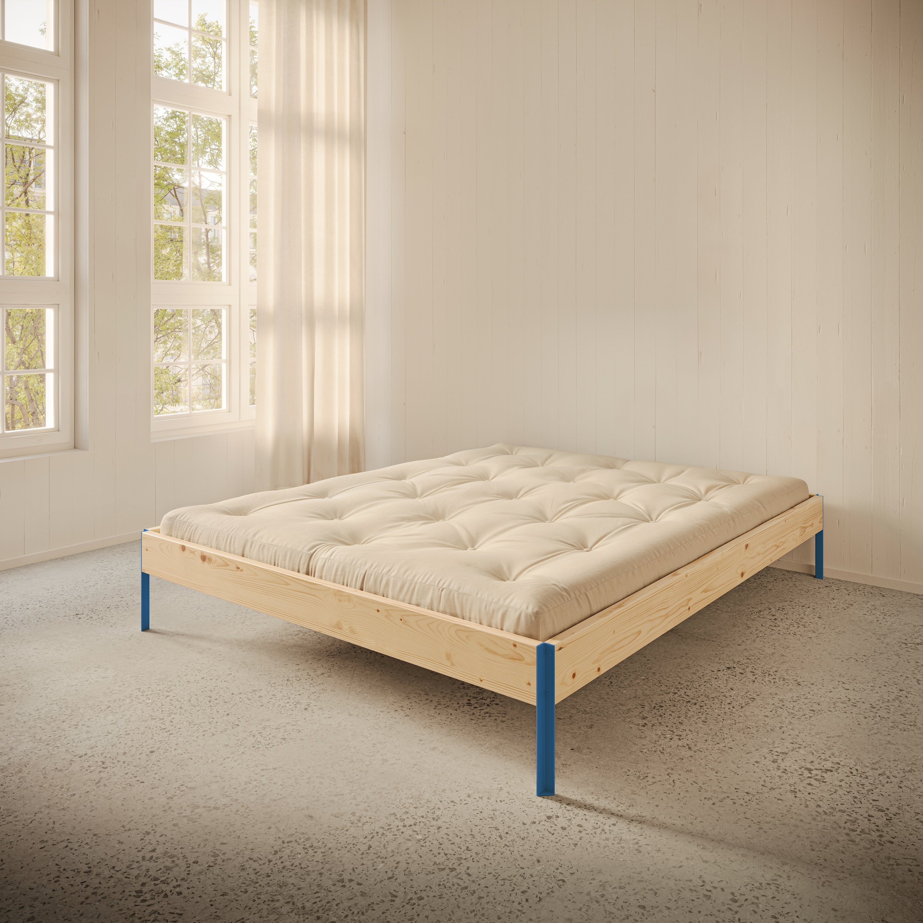 CORE BED RAW VIVID BLUE 180X200