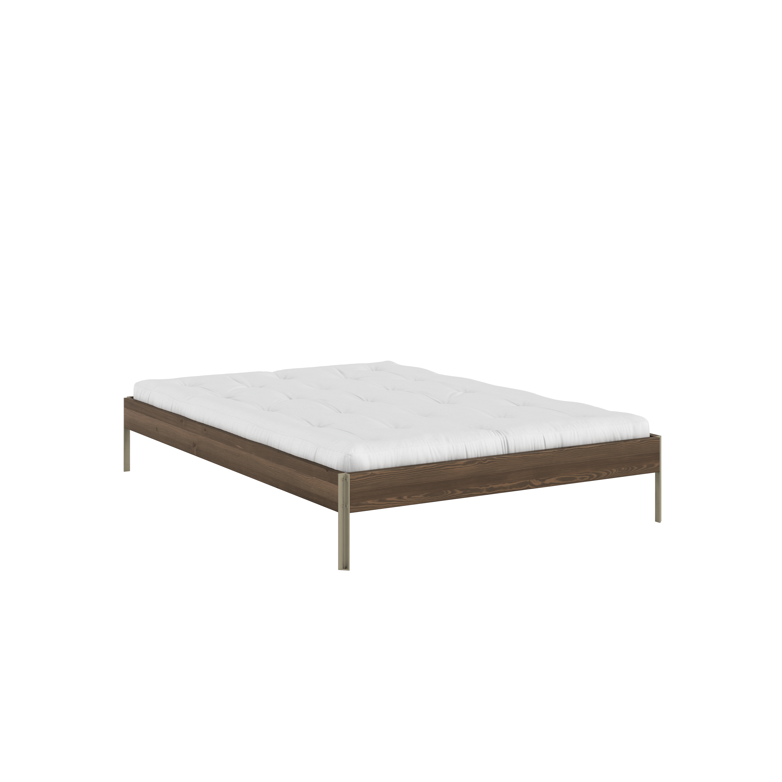 CORE BED CAROB BROWN SAGE GREEN 140X200
