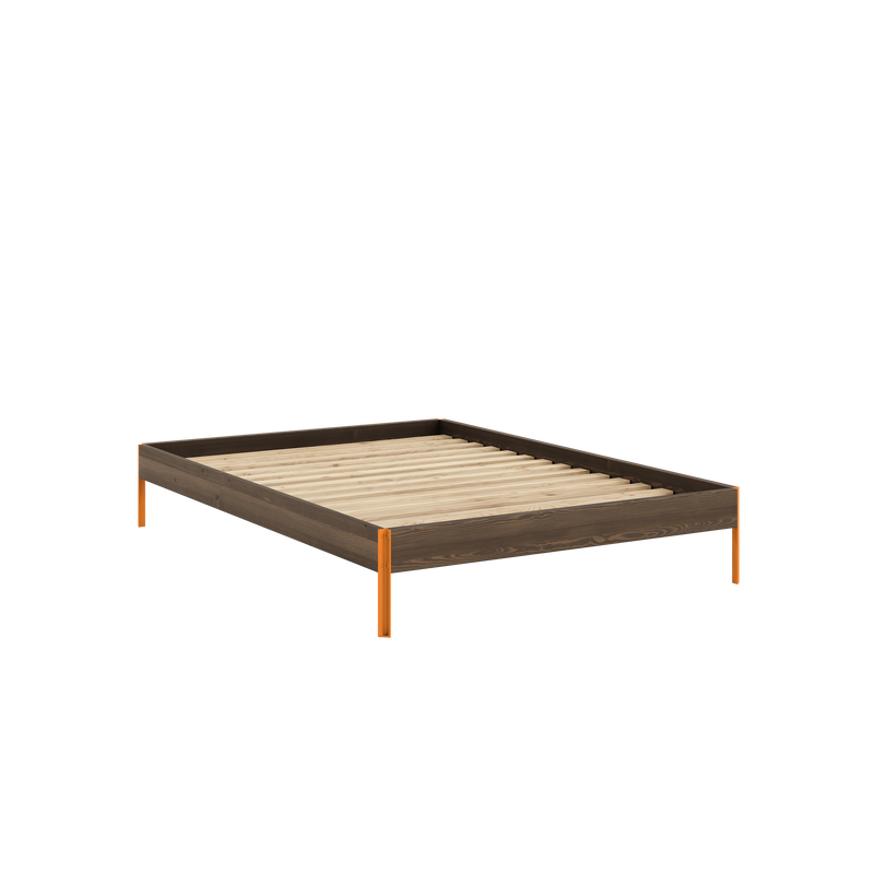CORE LIT BOISSEAU MARRON CAROB ORANGE SOLAIRE 140X200