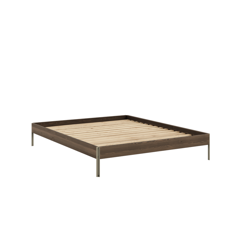 CORE BED CAROB BROWN SAGE GREEN 160X200
