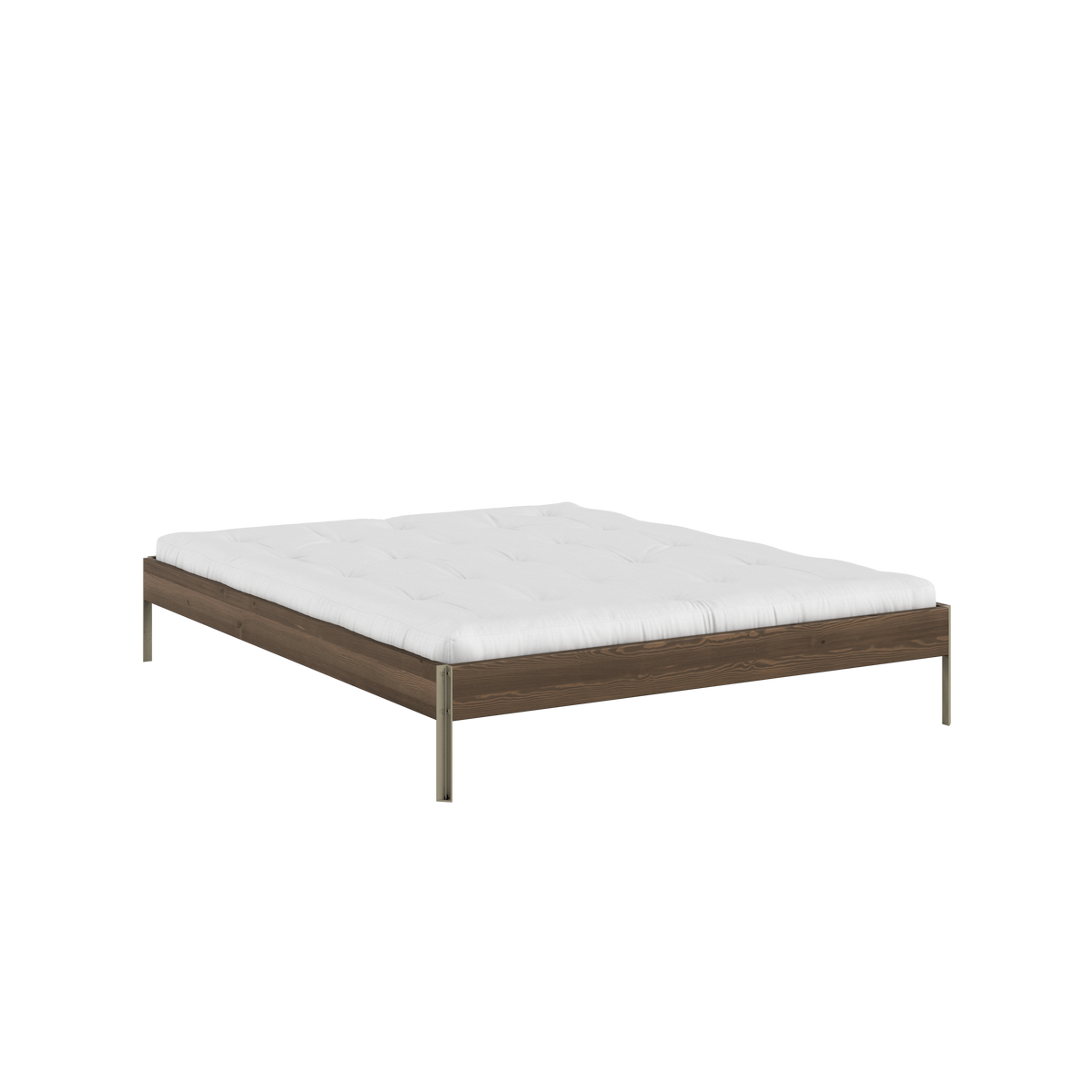 CORE BED CAROB BROWN SAGE GREEN 160X200