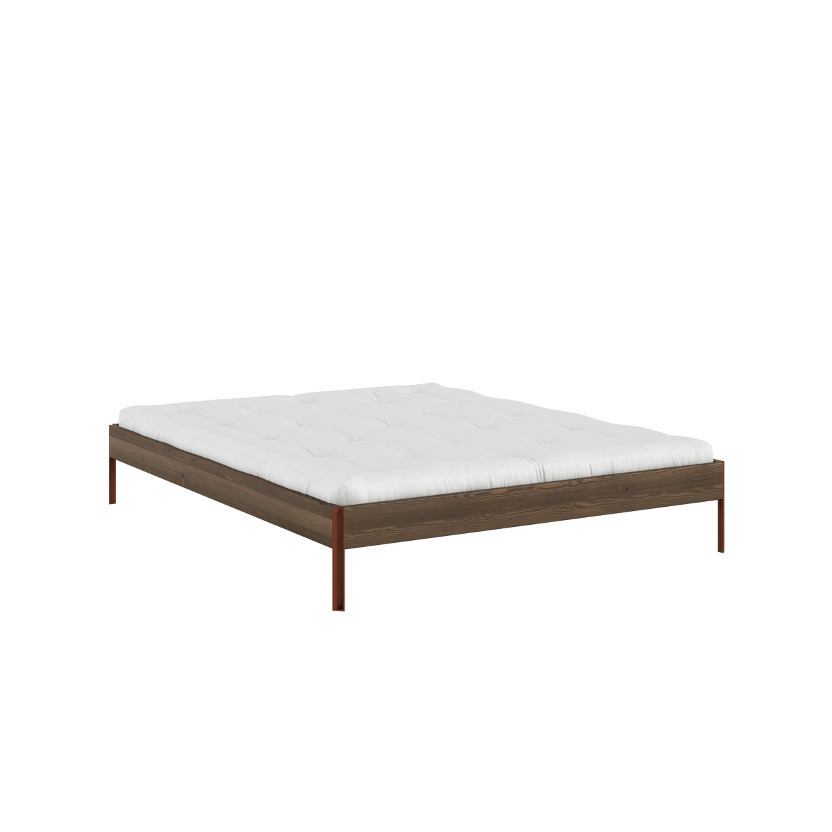 CORE BED CAROB BROWN TERRA RED 160X200