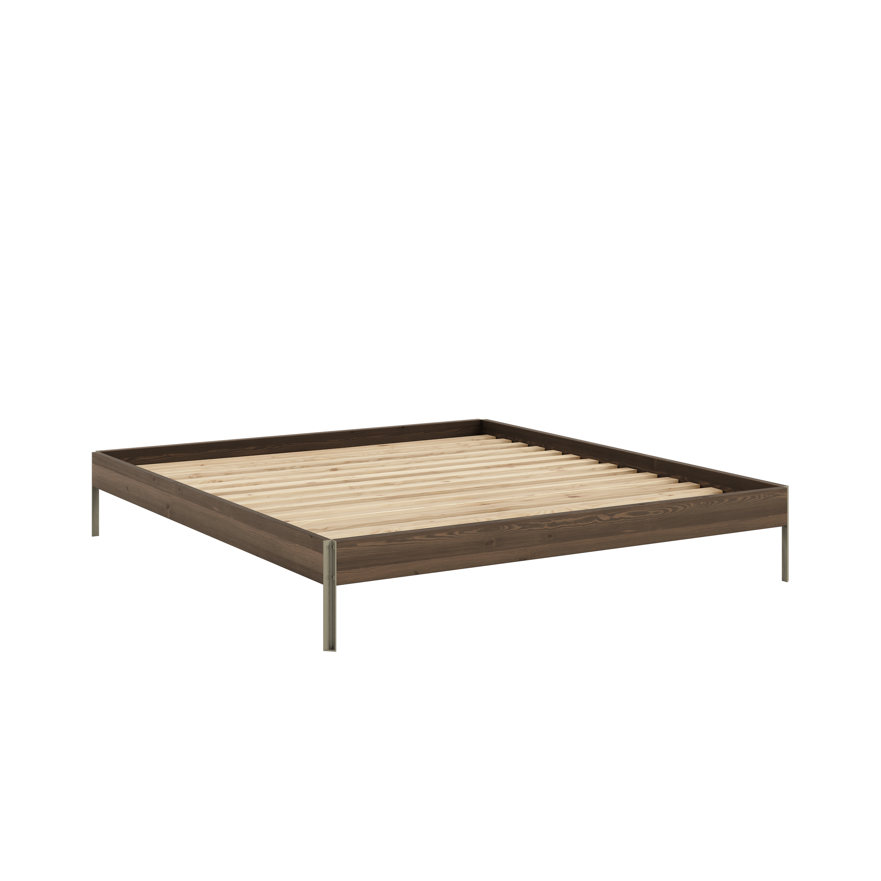 CORE BED CAROB BROWN SAGE GREEN 180X200
