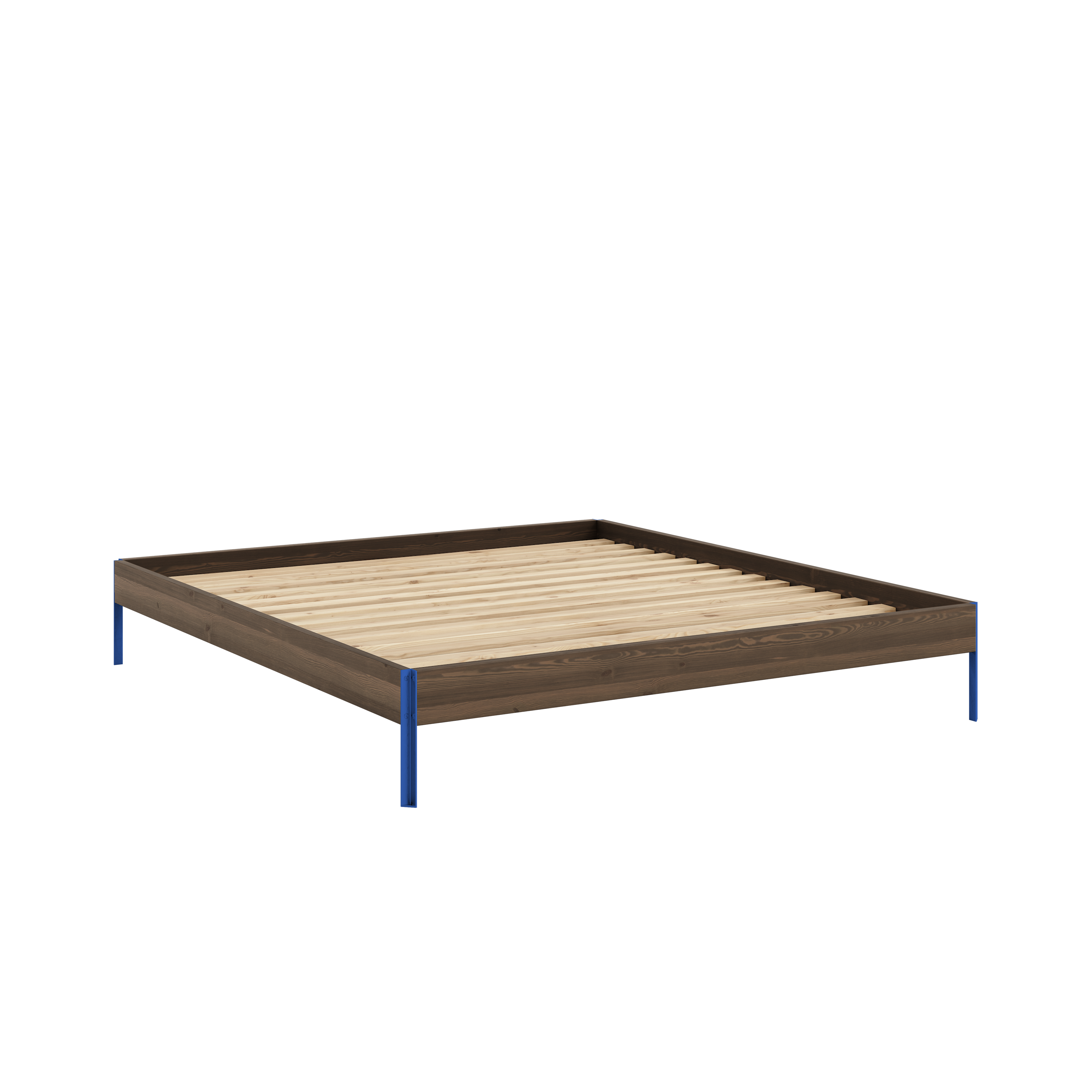 CORE BED CAROB BROWN VIVID BLUE 180X200