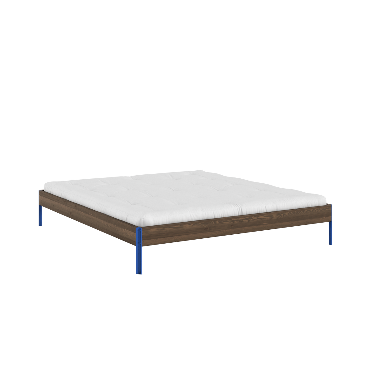 CORE BED CAROB BROWN VIVID BLUE 180X200