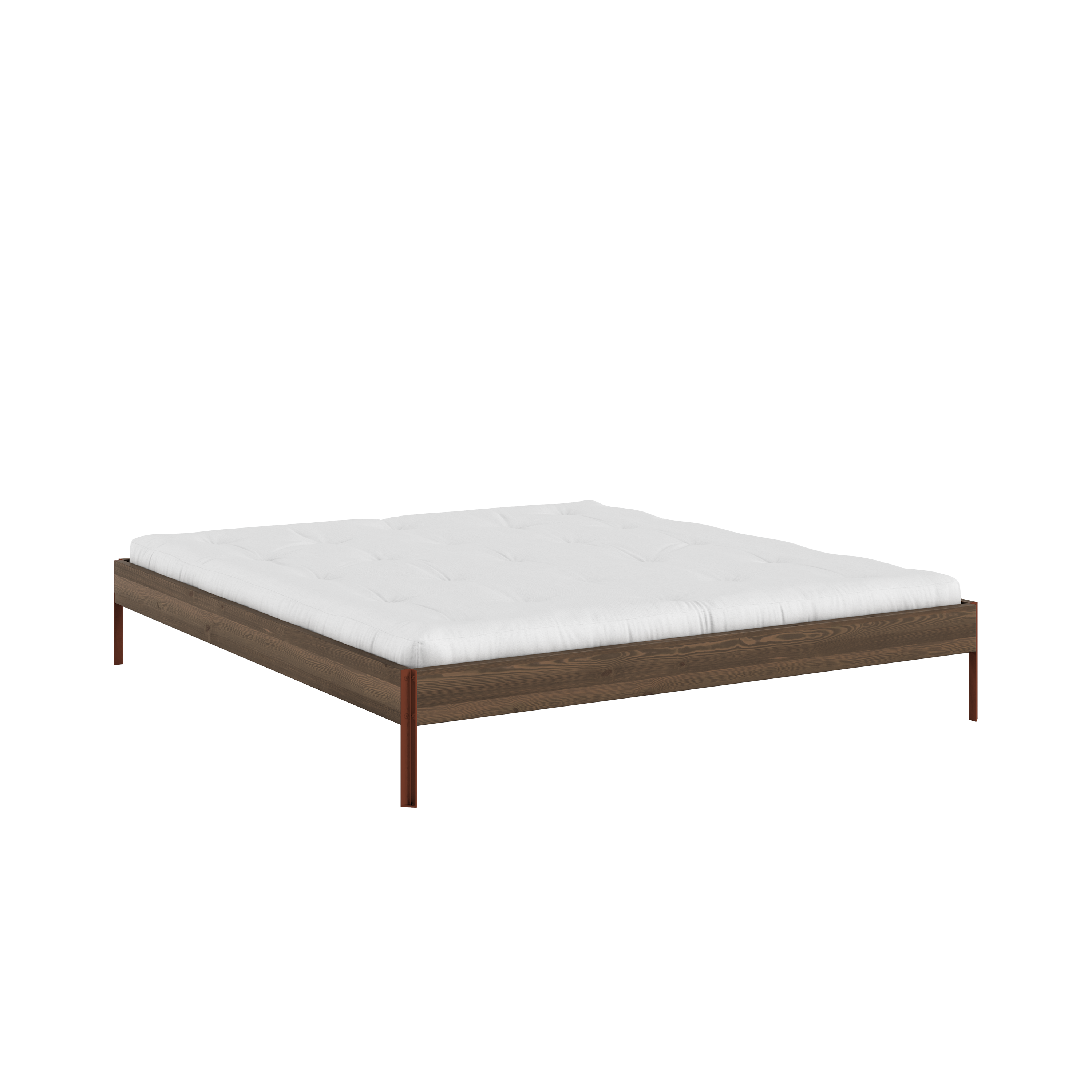 CORE BED CAROB BROWN TERRA RED 180X200