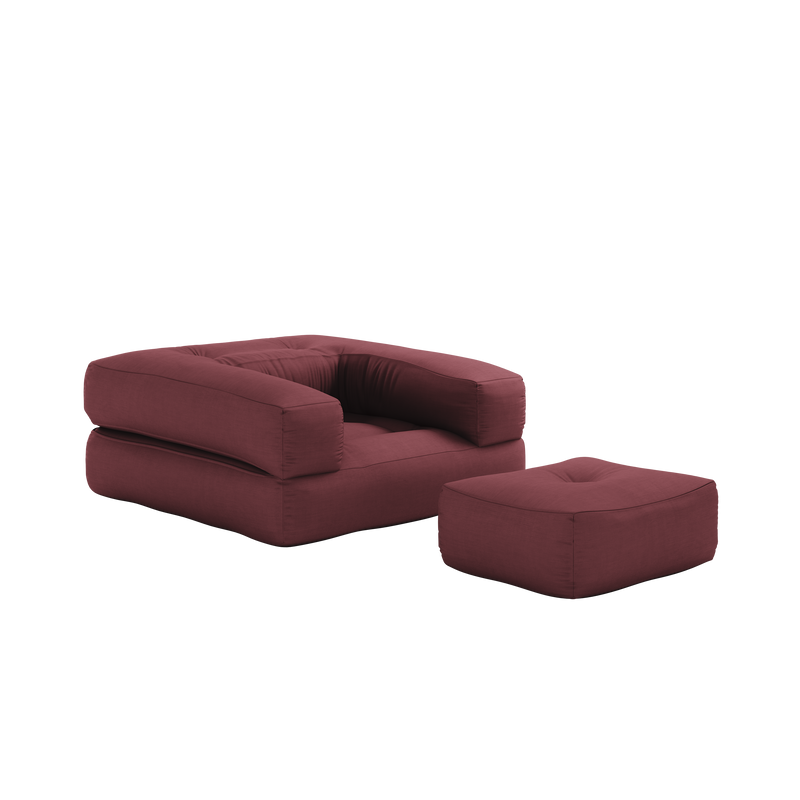 CUBE CHAIR BORDEAUX