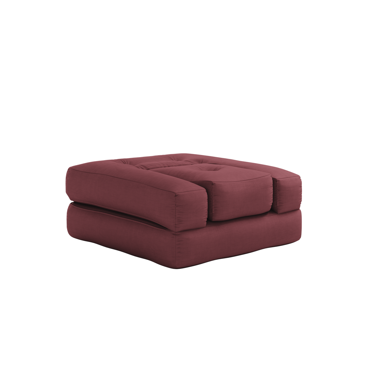 FAUTEUIL CUBE BORDEAUX