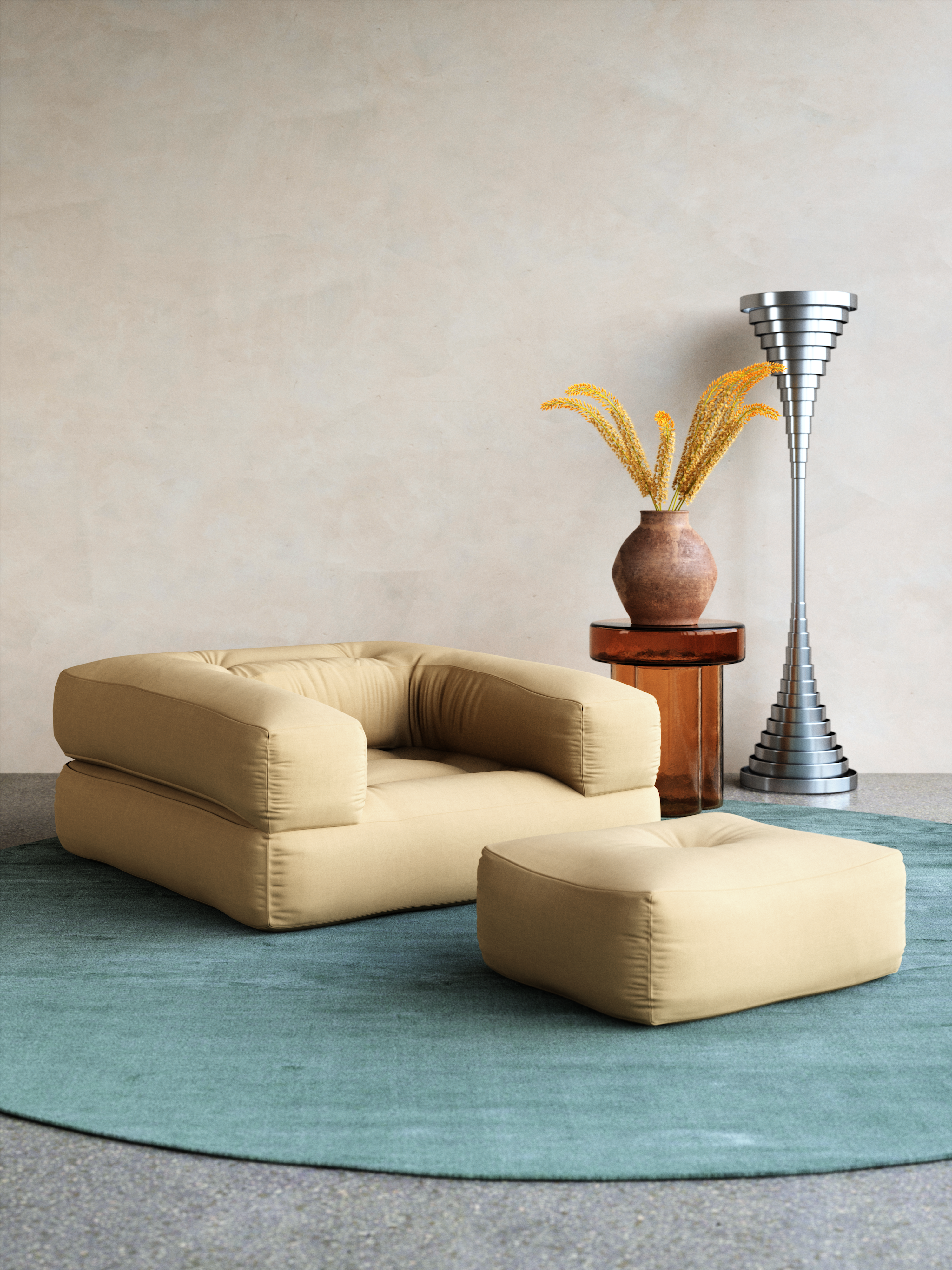 CUBE CHAIR DARK GREY