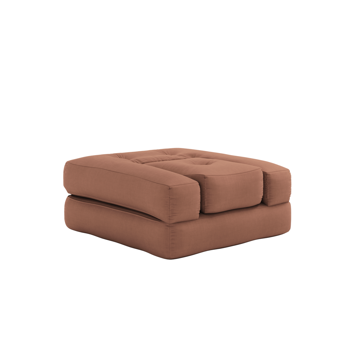 CUBE CHAIR CLAY BROWN