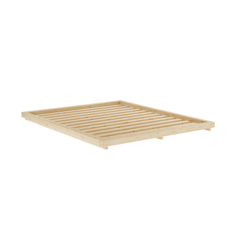 DOCK BED CLEAR LACQUERED QUEEN SIZE
